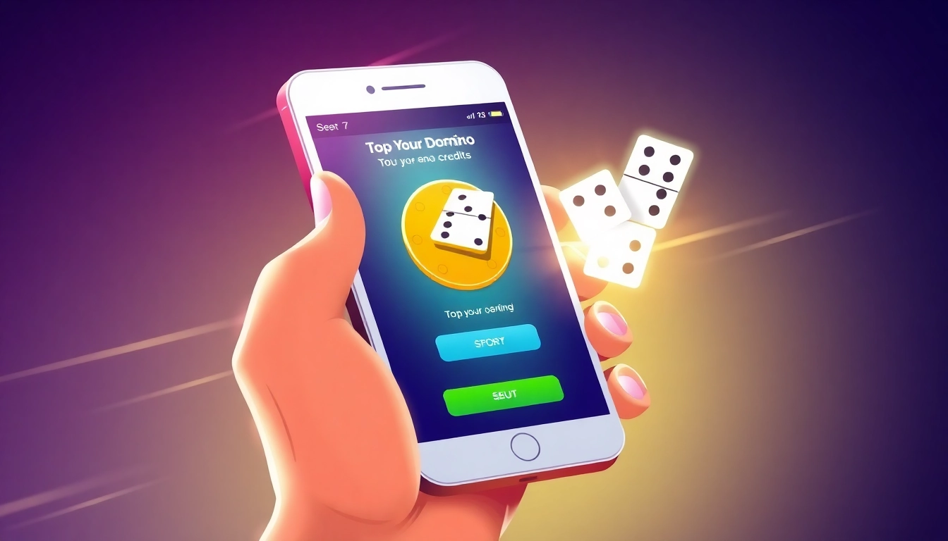 Top up domino credits easily with trusted platform ensuring secure digital transactions